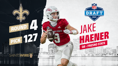 Saints announce fourth-round draft pick Jake Haener has signed his rookie contract