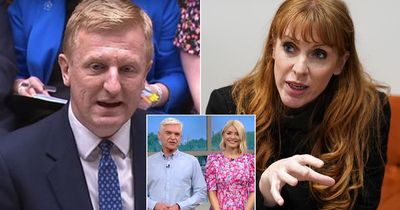 Top Tory Oliver Dowden makes cringe Holly and Phil analogy in cheap shot at Angela Rayner