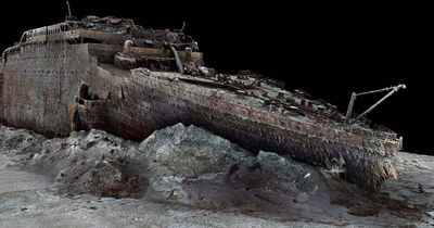 First ever full-sized Titanic wreck 3D scans show it resting on bottom of ocean