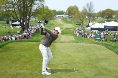 PGA Championship tee times and featured groups including Rory McIlroy and Jon Rahm