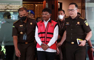Indonesia’s communication minister arrested in corruption case
