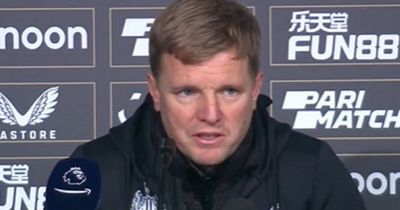 Eddie Howe shuts down Jurgen Klopp 'hunted' claim amid Newcastle and Liverpool top-four battle
