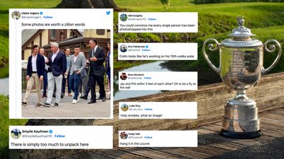 'Simply Too Much To Unpack' - Social Media Reacts To PGA Championship Dinner Photo