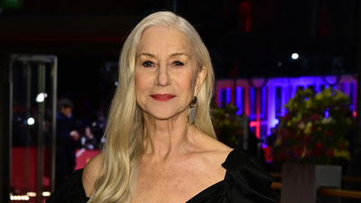 We're obsessed with Helen Mirren's mermaid-inspired ocean ombre blue hair