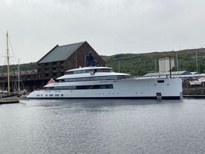 Superyacht belonging to former coffee giant CEO arrives in Scotland