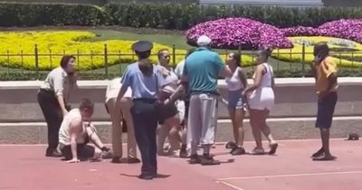 Fight breaks out at Disney World after family refuse to move for photo by park's sign
