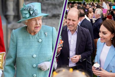 Queen Elizabeth II's rule about touching 'chucked out' by 'relaxed' Kate and William