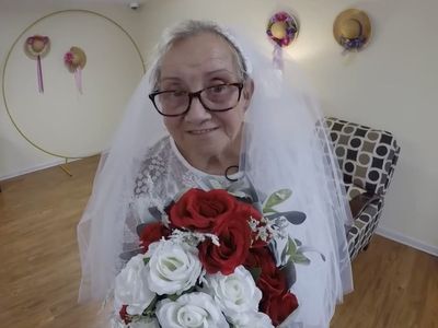 Elderly woman marries herself at retirement home to fulfil lifelong dream wedding