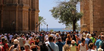 How much water does tourism consume in the Balearic Islands?