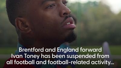 Brentford striker Ivan Toney banned from football for eight months after FA betting investigation