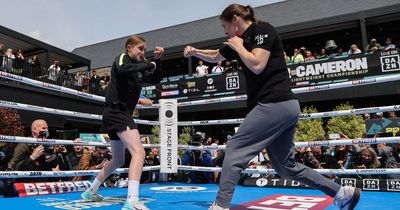 Katie Taylor invites Dublin schoolgirl into ring at public work-out ahead of world title fight