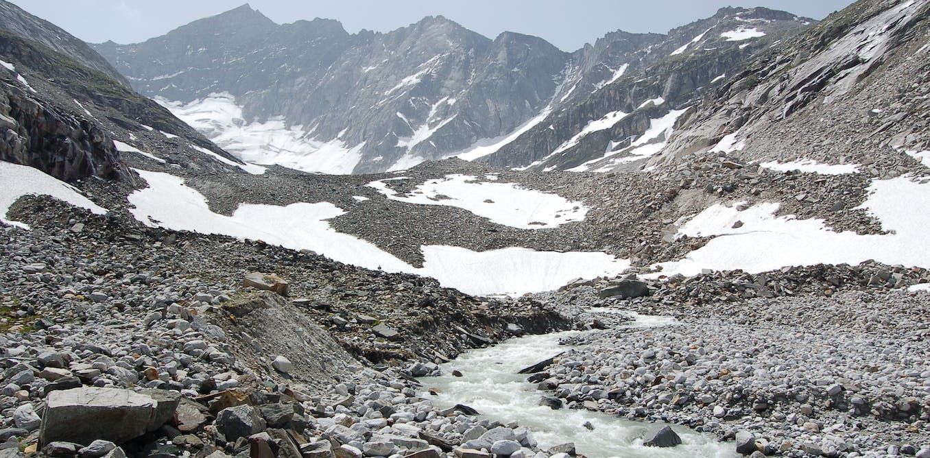 Melting glaciers in the Alps will eradicate some…
