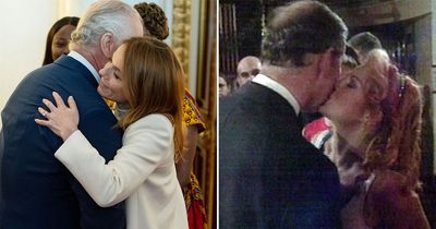 Geri Horner cuddles and kisses King Charles at Prince's Trust 26-years after first meeting