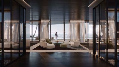 Minotti’s new furniture collections are presented through a series of architectural dreamscapes