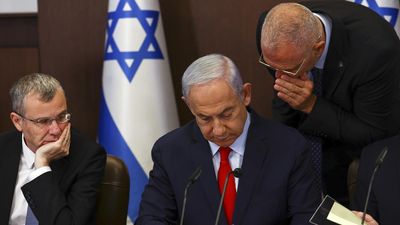 A desperate Israeli leader plays the security card