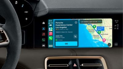 Porsche Taycan Gets Apple Maps EV Routing In Apple CarPlay In US