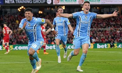 Hamer blow fells Middlesbrough to put Coventry in Championship playoff final