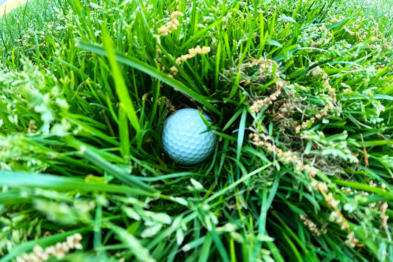 2023 PGA Championship Thick, high rough at Oak Hill…
