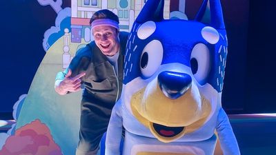 Puppeteer Chris White on playing Bluey's dad Bandit, tour bus life, and why kids are the best audience