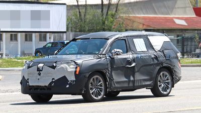 Lexus TX SUV Spied For The First Time As Posh Toyota Grand Highlander