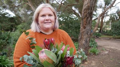 Victorian flower farmer invents award-winning app encouraging people to buy local