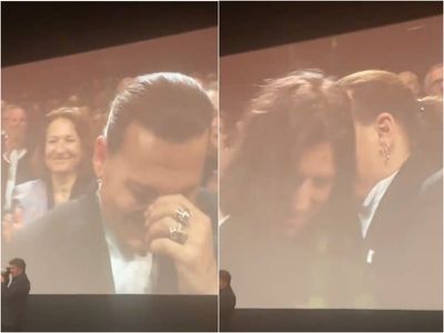 Johnny Depp ‘tears up’ during seven-minute standing ovation at Cannes