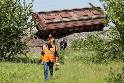 Crimea official says rail traffic suspended after derailment
