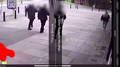 Watch: Young boy caught up in high street shooting flees horror in east London