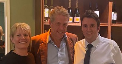 Hugh Grant stuns diners at Ayrshire restaurant after arriving in town