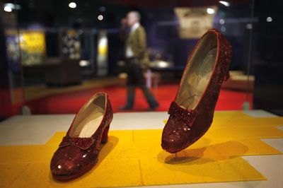 A man is charged in the 2005 theft of Judy Garland's red 'Wizard of Oz' slippers