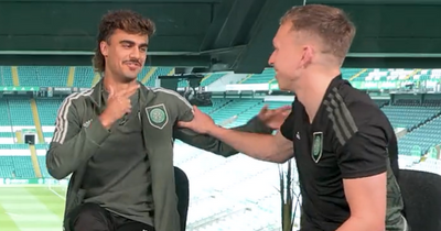 Alistair Johnston in Jota Celtic wind-up with savage response to Benfica transfer question