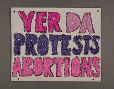 ‘Keep your rosaries off my ovaries’ – the Glasgow library that collects explosive protest art