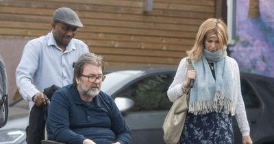 Kate Garraway pictured joining husband Derek Draper for pub outing with parents