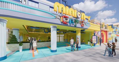 Universal Studios shares sneak peek at brand new Minions themed land opening this year