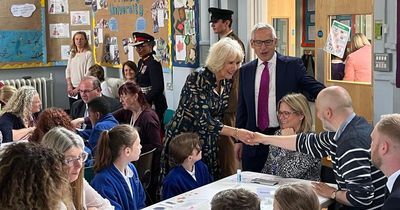 Queen Camilla at Bristol school in first solo visit since the Coronation