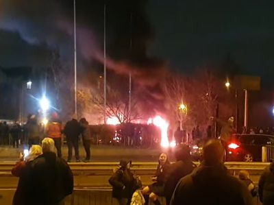 Boy, 13, among seven arrested following asylum hotel protest