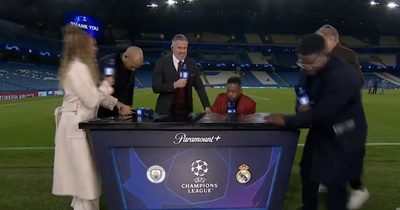 Patrice Evra explains Man City bust up as he gatecrashes TV broadcast to say 'last year I told them they s*** themselves'