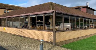 Dining area is 'no longer fully weather tight' at Ayrshire hospital