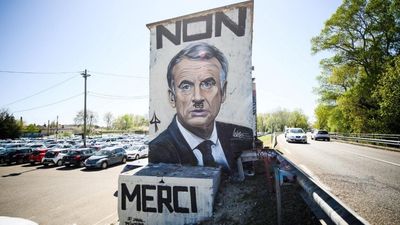 French city opens probe into posters depicting Macron as Hitler