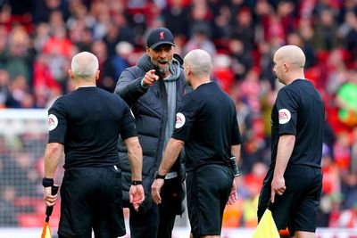 Why was Jurgen Klopp banned for his referee comments?