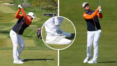 Viktor Hovland Spotted Wearing Puma Shoes At 2023 PGA Championship