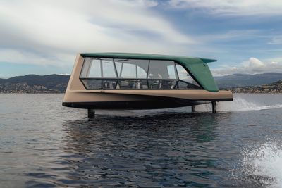 The Icon is an all-electric boat shaped by BMW in collaboration with boatbuilder Tyde