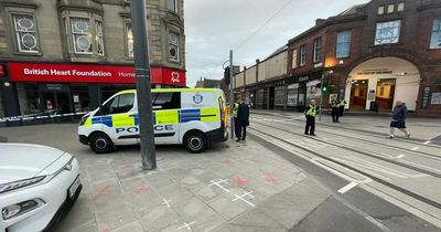 Edinburgh emergency services rush to ongoing incident as busy street locked down