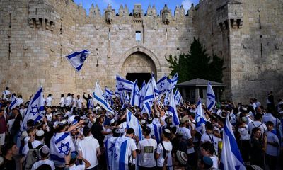 Israeli nationalists chant racist slogans on march through Jerusalem