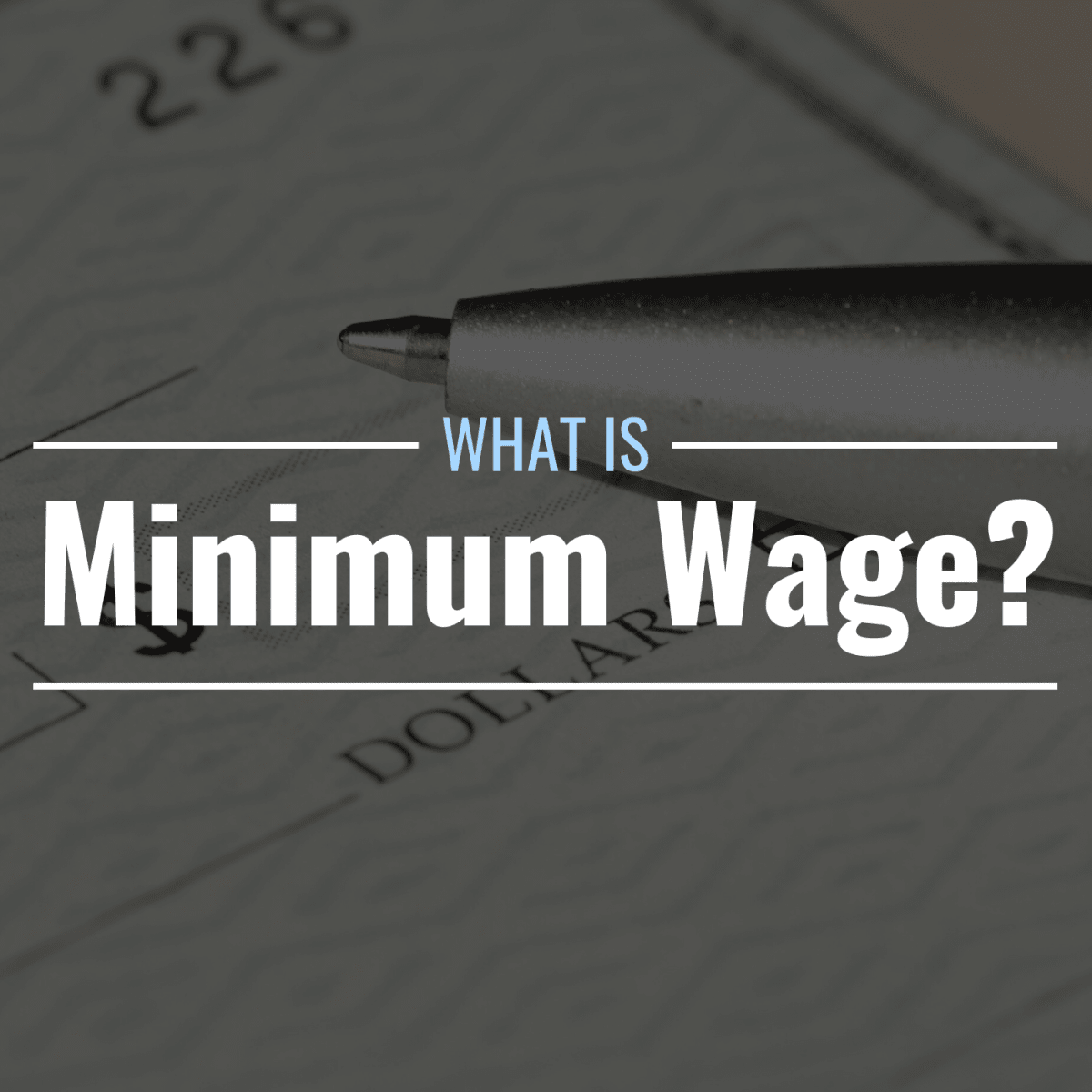 What Is a Minimum Wage? Definition, Types, & Importance