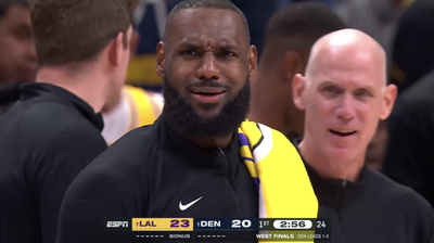 LeBron James’ bewildered reaction to a questionable flagrant foul call became an instant meme