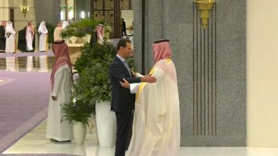 Saudi Arabia's crown prince welcomes Syria's Assad back to Arab League