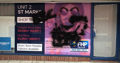 More graffiti appears and windows smashed in Newark town centre blighted by anti-social behaviour