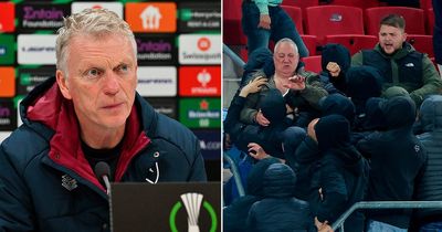 West Ham manager David Moyes' 87-year-old dad in stand ambushed by hooligans