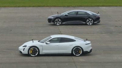 Lucid Air Performance Challenges Porsche Taycan Turbo S In Drag Race